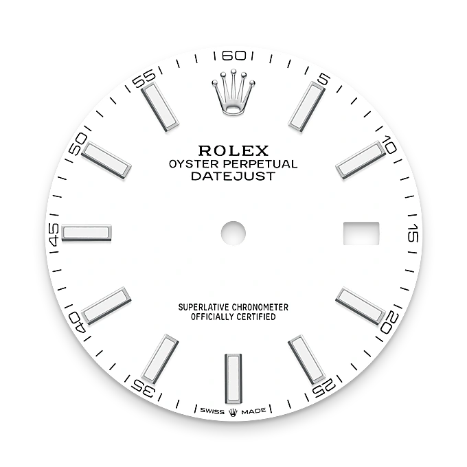 rolex datejust in oystersteel, m126300-0005 - watch palace