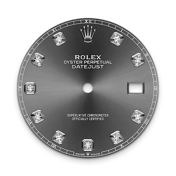 rolex datejust in white rolesor, M126334-0006- watch palace