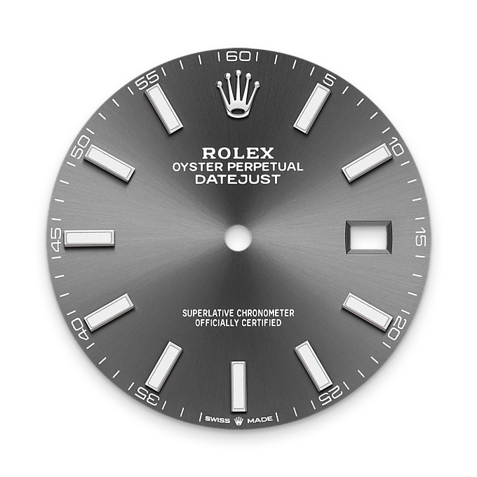rolex datejust in white rolesor, m126334-0014 - watch palace