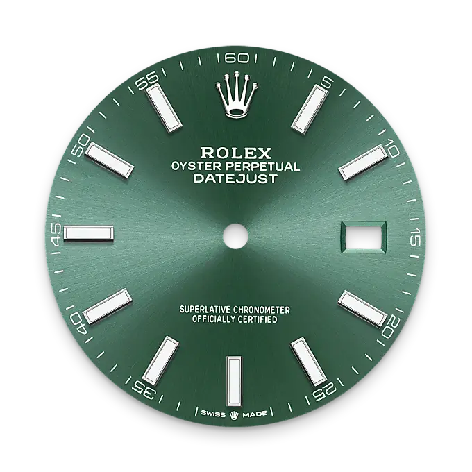 rolex datejust in white rolesor, M126334-0028- watch palace