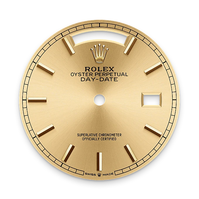 rolex day-date in 18 ct yellow gold, m128238-0045 - watch palace