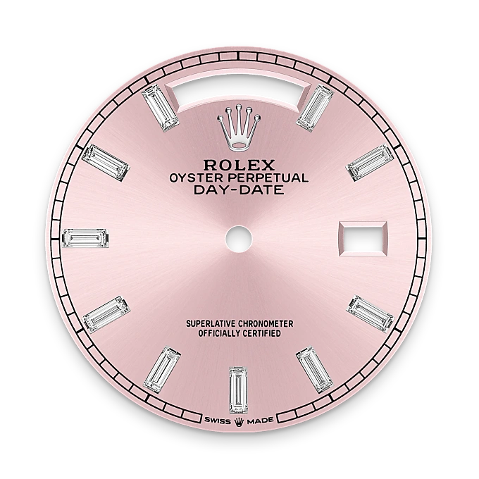 rolex day-date in 18 ct white gold, m128399tbr-0029 - watch palace