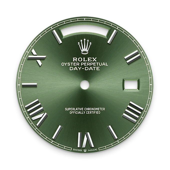 rolex day-date in 18 ct white gold, m228239-0033 - watch palace