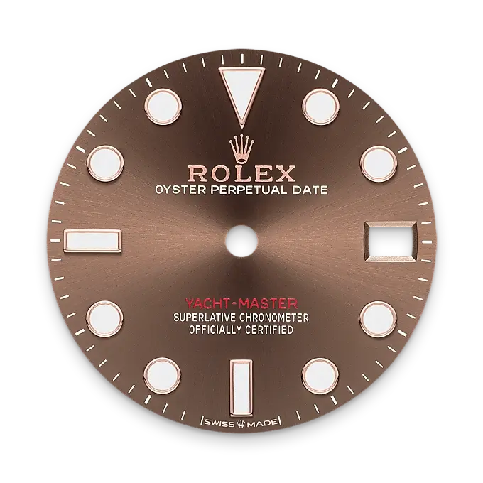 rolex yacht-master in everose rolesor, m268621-0003 - watch palace