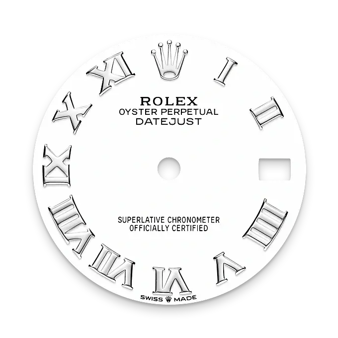 rolex datejust in white rolesor, M278274-0010- watch palace