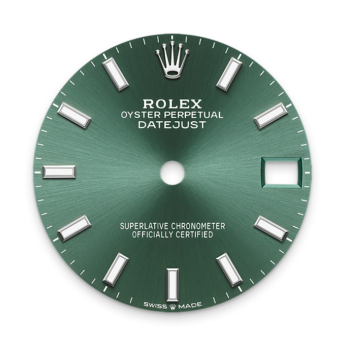 rolex datejust in white rolesor, m278274-0018 - watch palace