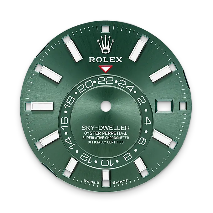 rolex sky-dweller in white rolesor, m336934-0001 - watch palace