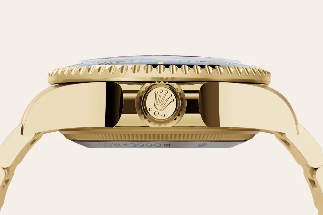 rolex deepsea in 18 ct yellow gold, m136668lb-0001 - watch palace