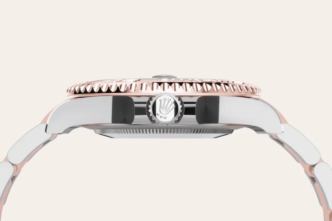 rolex yacht-master in everose rolesor, m268621-0003 - watch palace