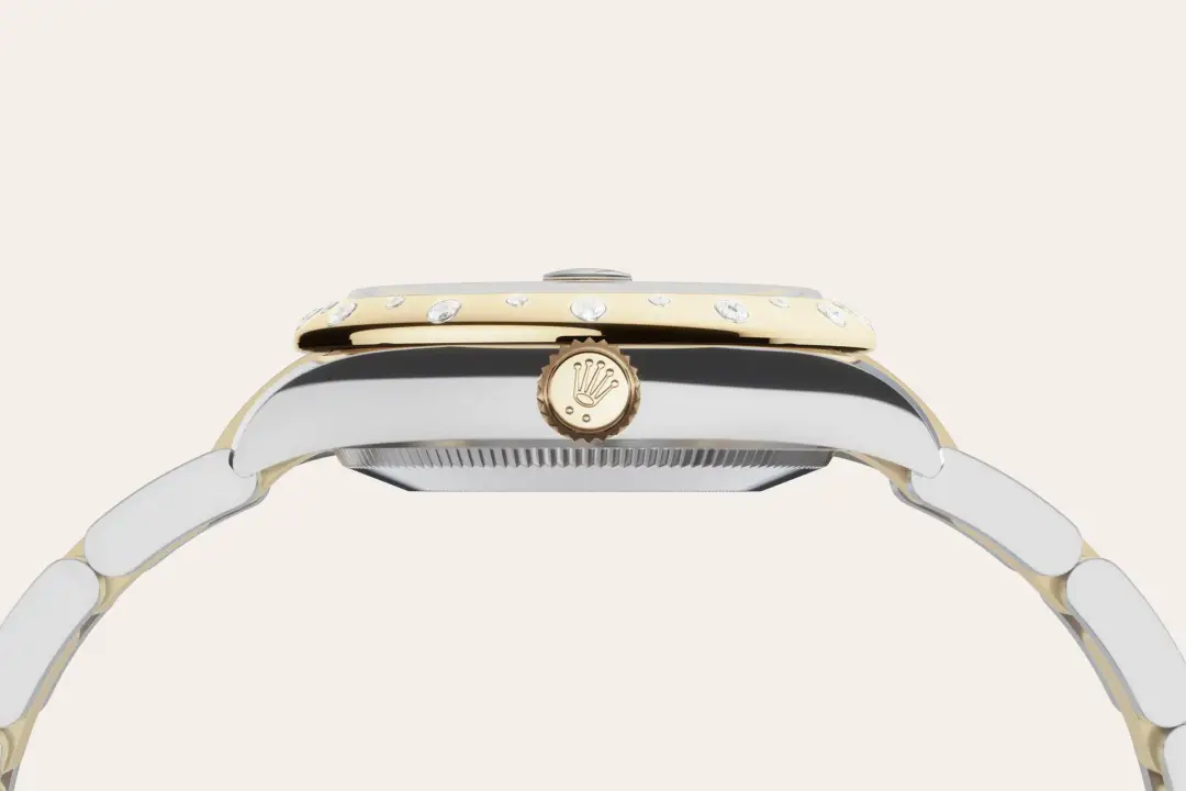 rolex datejust in yellow rolesor, m278343rbr-0015 - watch palace