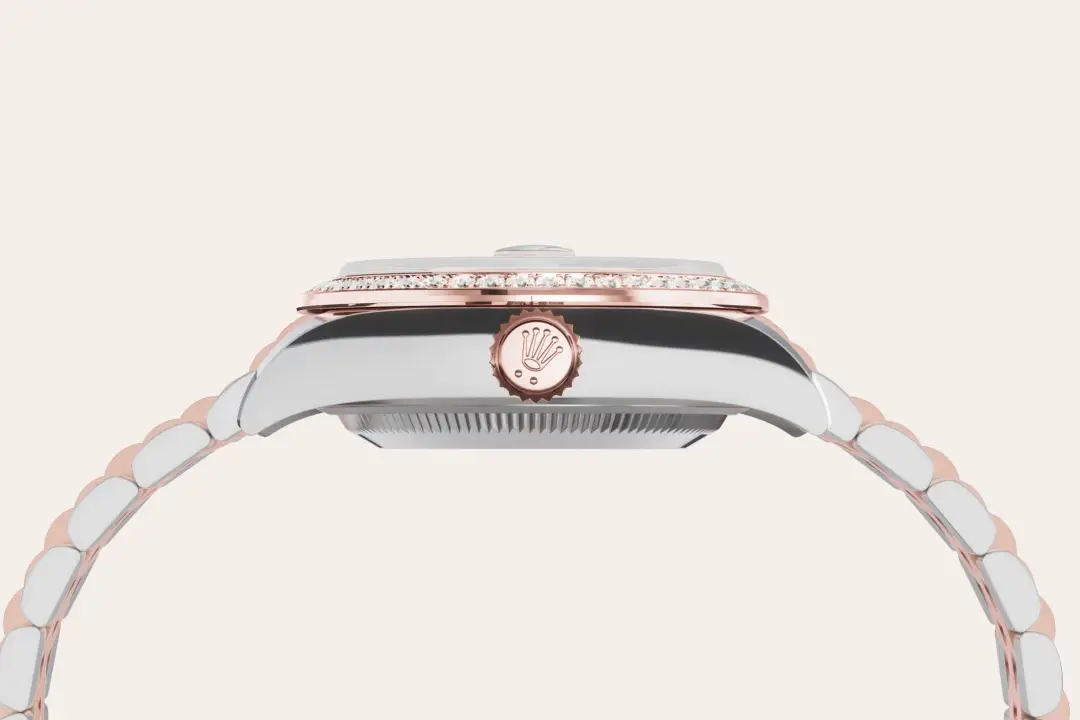 rolex lady-datejust in everose rolesor, M279381RBR-0015- watch palace