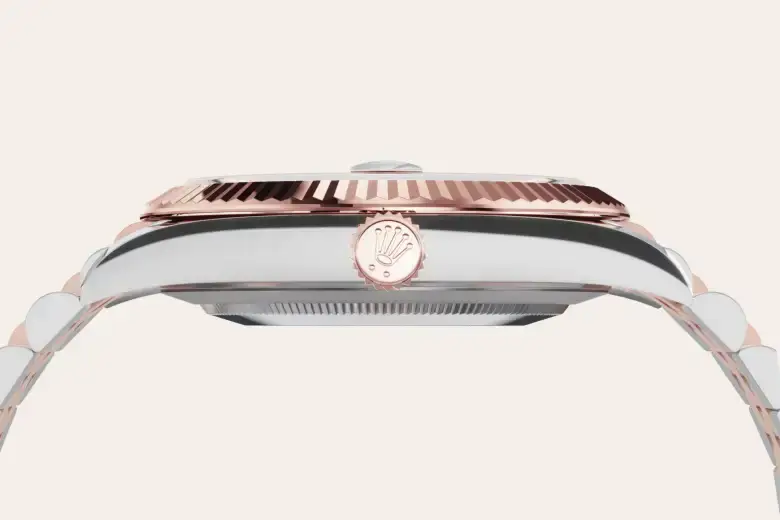 rolex datejust in everose rolesor, M126331-0022- watch palace