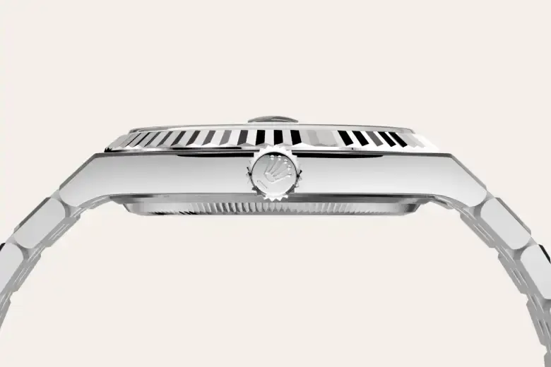 rolex land-dweller in white rolesor, m127334-0001 - watch palace