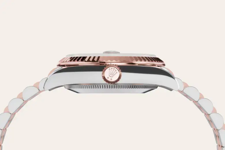 rolex datejust in everose rolesor, M278271-0002- watch palace