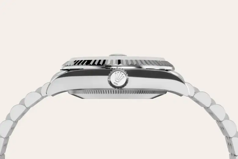 rolex datejust in white rolesor, M278274-0022- watch palace