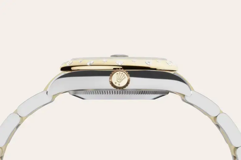 rolex datejust in yellow rolesor, m278343rbr-0015 - watch palace