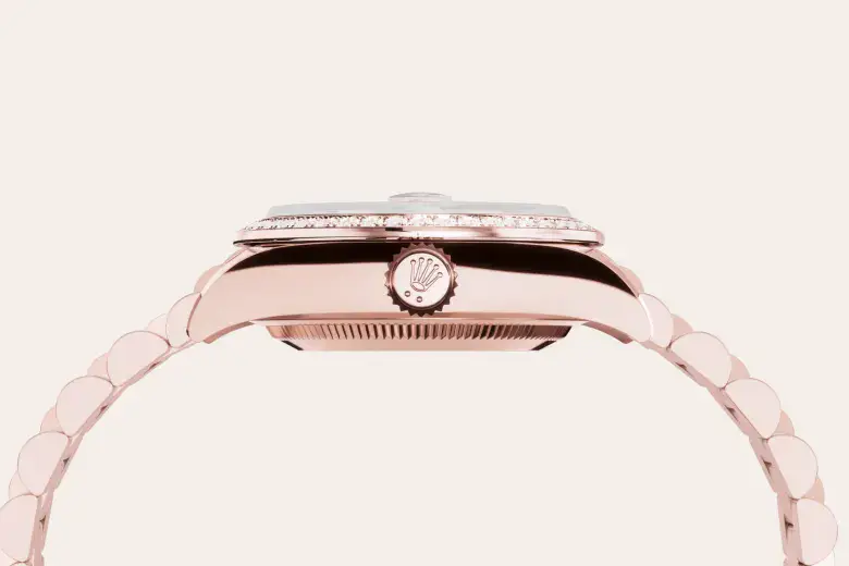 rolex lady-datejust in 18 ct everose gold, m279135rbr-0001 - watch palace