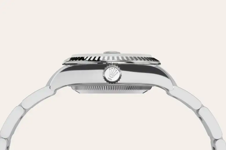 rolex lady-datejust in white rolesor, m279174-0020 - watch palace