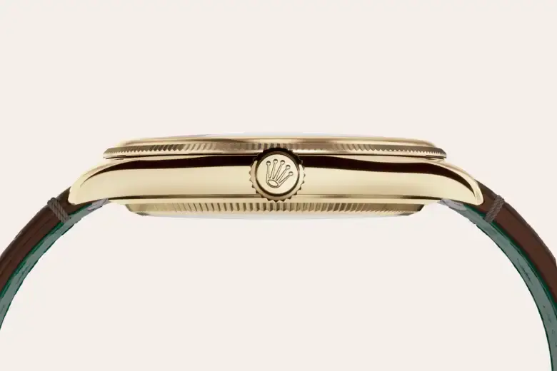 rolex 1908 in 18 ct yellow gold, M52508-0006- watch palace