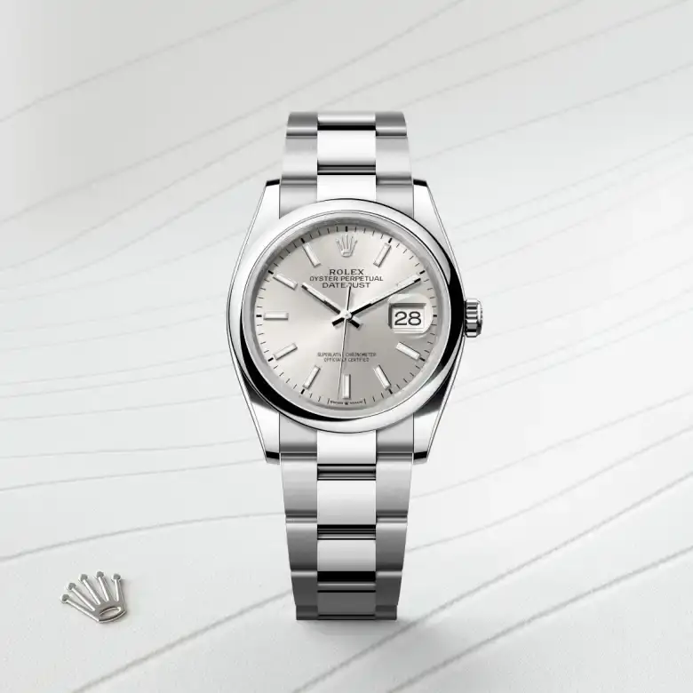 rolex datejust in oystersteel, m126200-0002 - watch palace, First image