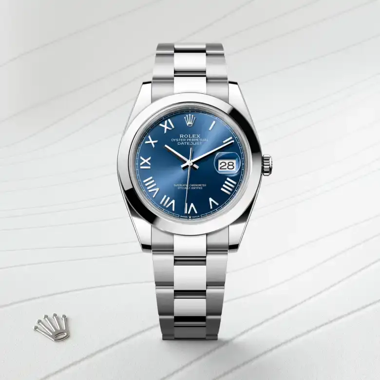 rolex datejust in oystersteel, m126300-0029 - watch palace, First image