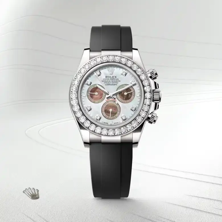 rolex cosmograph daytona in 18 ct white gold, m126589rbr-0001 - watch palace, First image