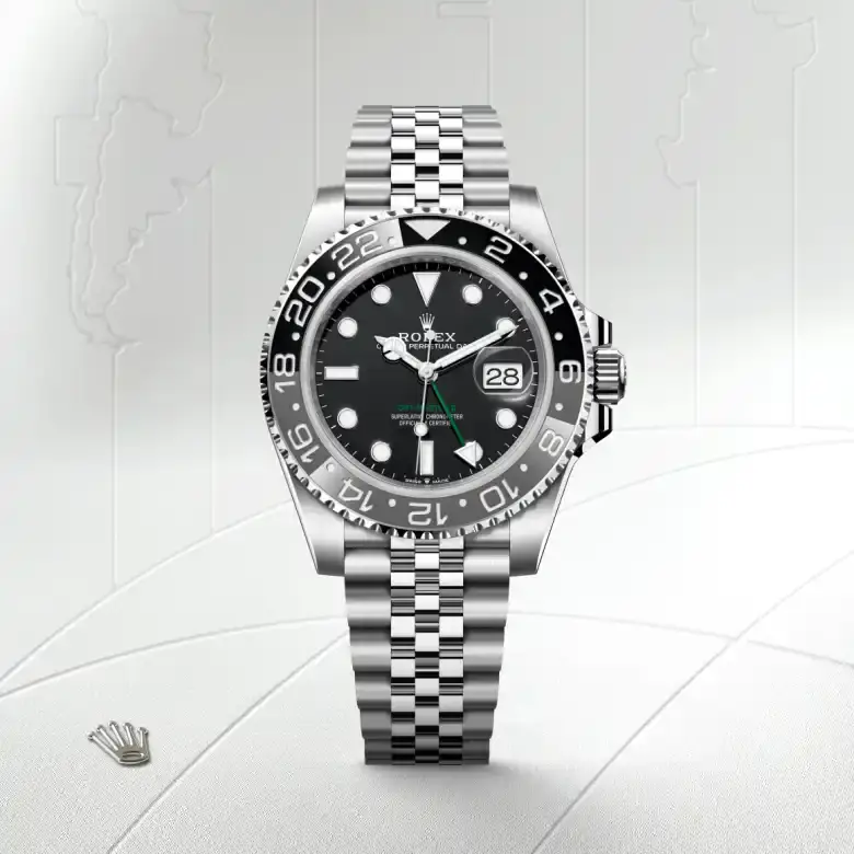 rolex gmt-master ii in oystersteel, m126710grnr-0003 - watch palace, First image