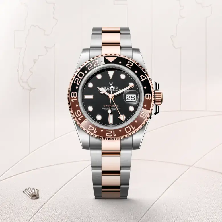rolex gmt-master ii in everose rolesor, m126711chnr-0002 - watch palace, First image