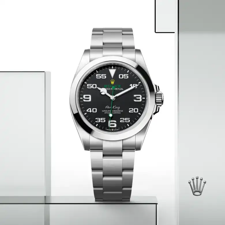 rolex air-king in oystersteel, m126900-0001 - watch palace, First image