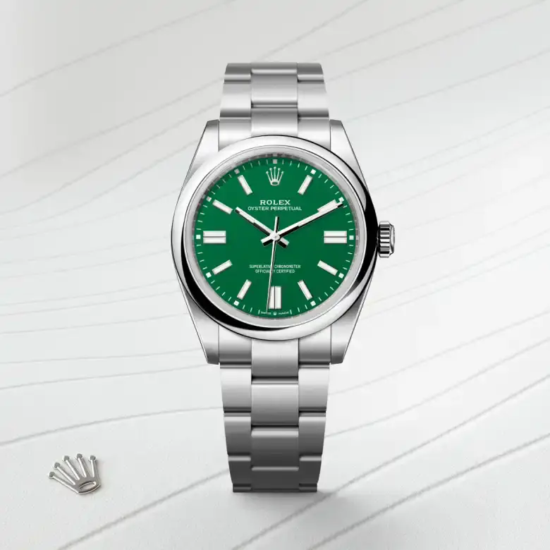 rolex oyster perpetual in oystersteel, m134300-0004 - watch palace, First image