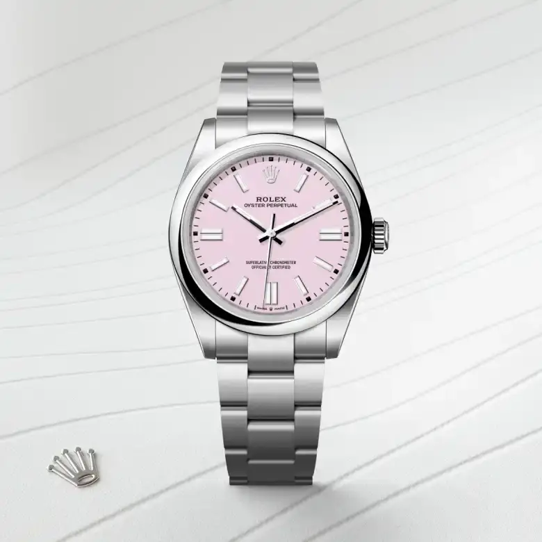 rolex oyster perpetual in oystersteel, M134300-0013- watch palace, First image