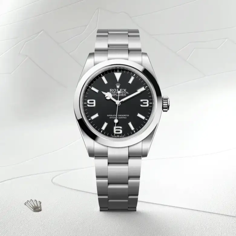 rolex explorer in oystersteel, m224270-0001 - watch palace, First image