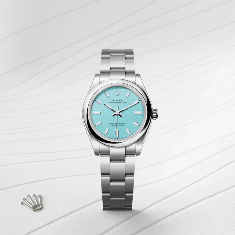 rolex oyster perpetual in oystersteel, M277200-0007- watch palace, First image