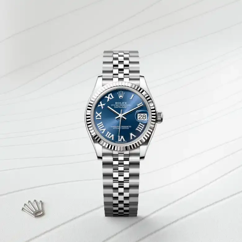 rolex datejust in white rolesor, M278274-0034- watch palace, First image