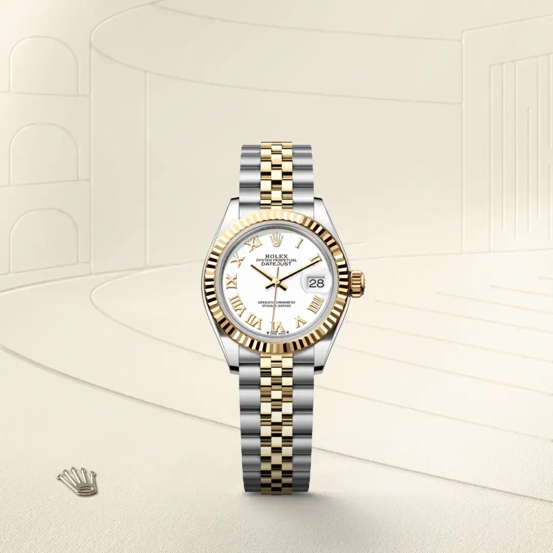 rolex lady-datejust in yellow rolesor, M279173-0023- watch palace, First image
