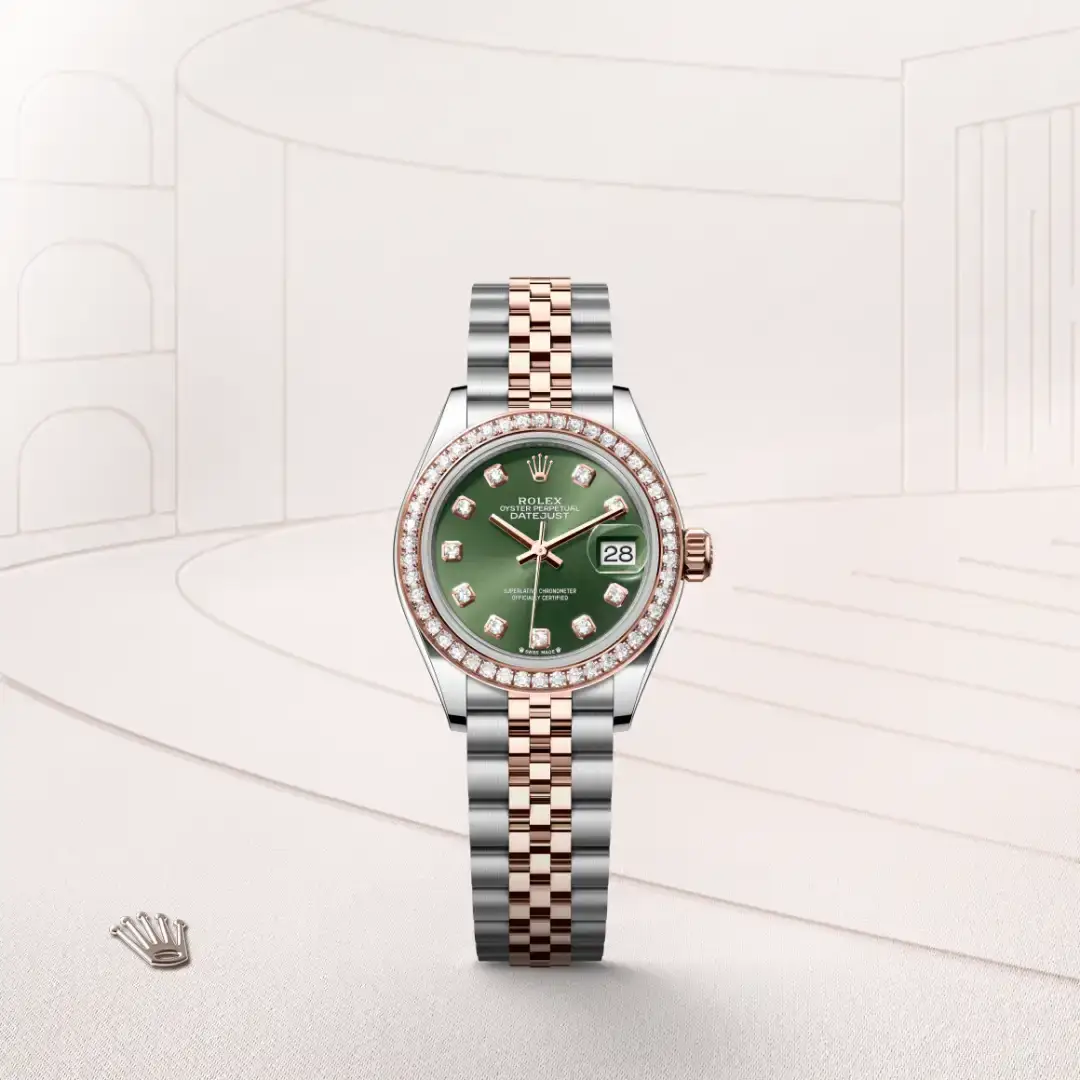 rolex lady-datejust in everose rolesor, M279381RBR-0007- watch palace, First image