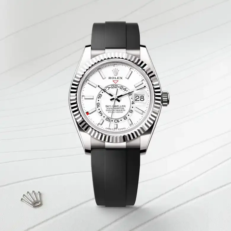 rolex sky-dweller in 18 ct white gold, M336239-0003- watch palace, First image