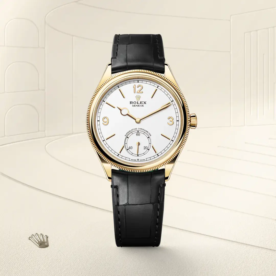rolex 1908 in 18 ct yellow gold, M52508-0005- watch palace, First image