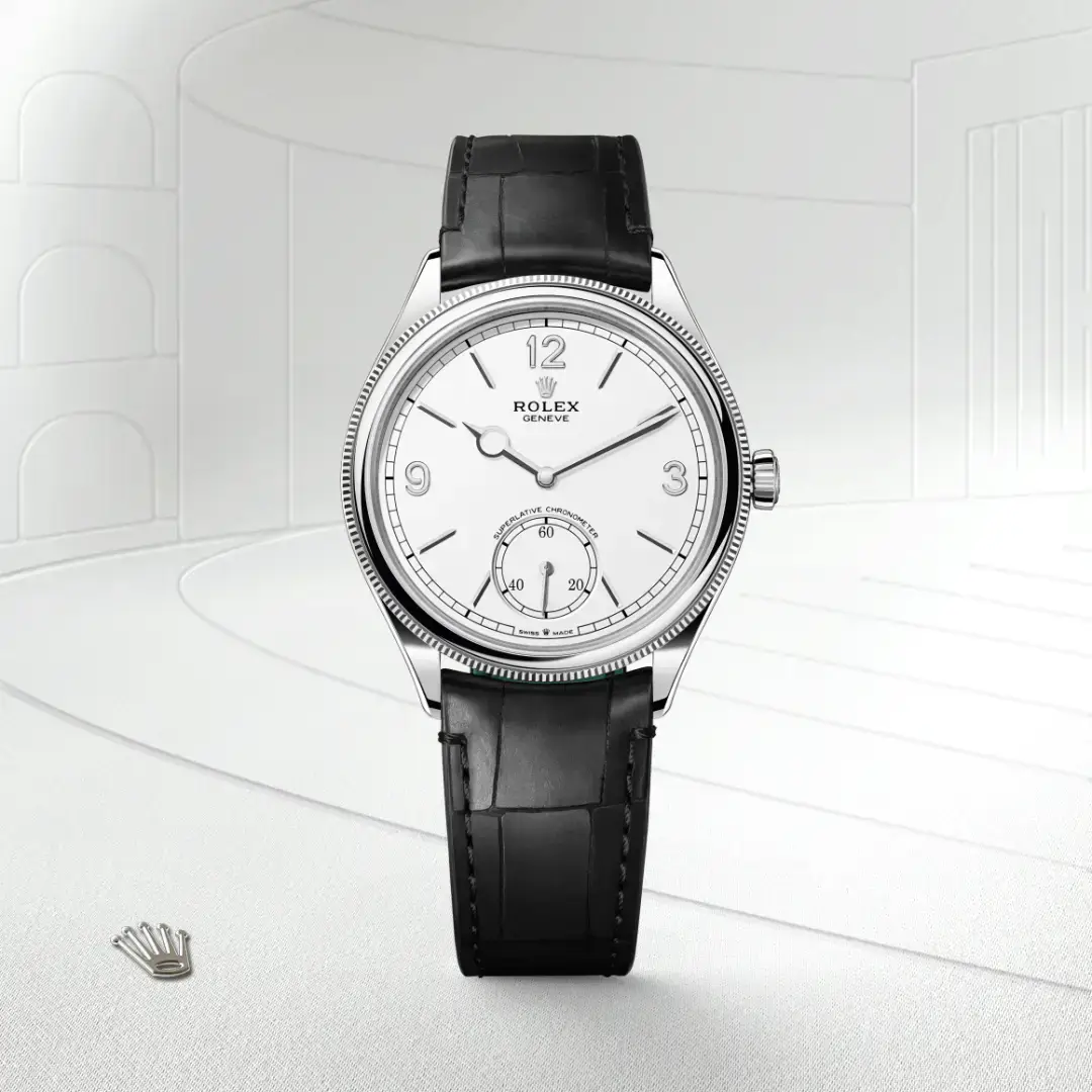 rolex 1908 in 18 ct white gold, M52509-0005- watch palace, First image