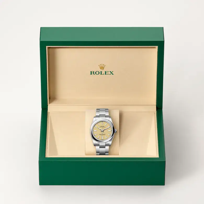 rolex oyster perpetual in oystersteel, m124200-0007 - watch palace, Second image