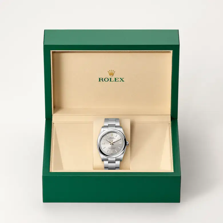 rolex oyster perpetual in oystersteel, m126000-0001 - watch palace, Second image