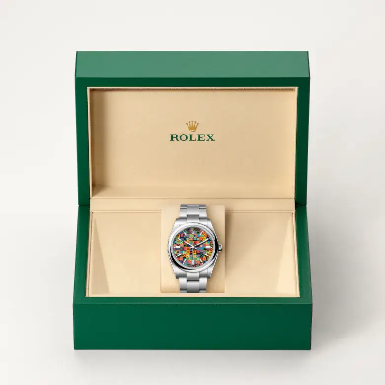 rolex oyster perpetual in oystersteel, m126000-0016 - watch palace, Second image
