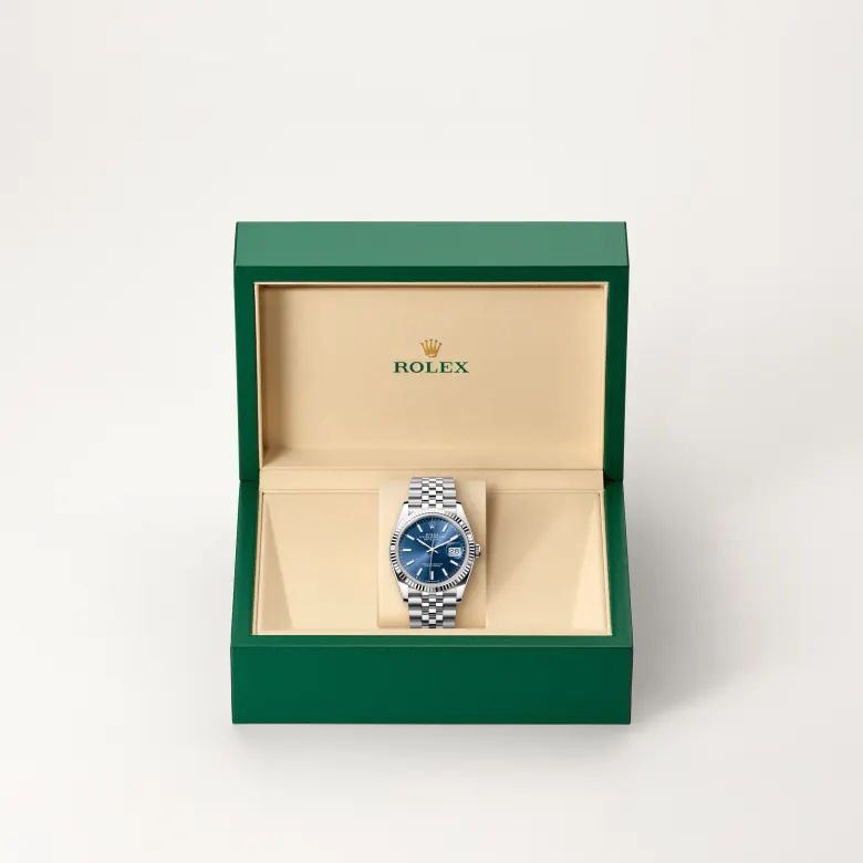 rolex datejust in white rolesor, M126234-0017- watch palace, Second image