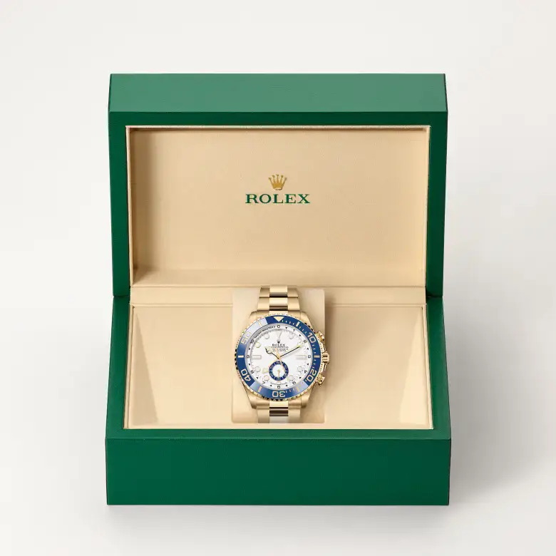 rolex yacht-master ii in 18 ct yellow gold, m126688-0001 - watch palace, Second image