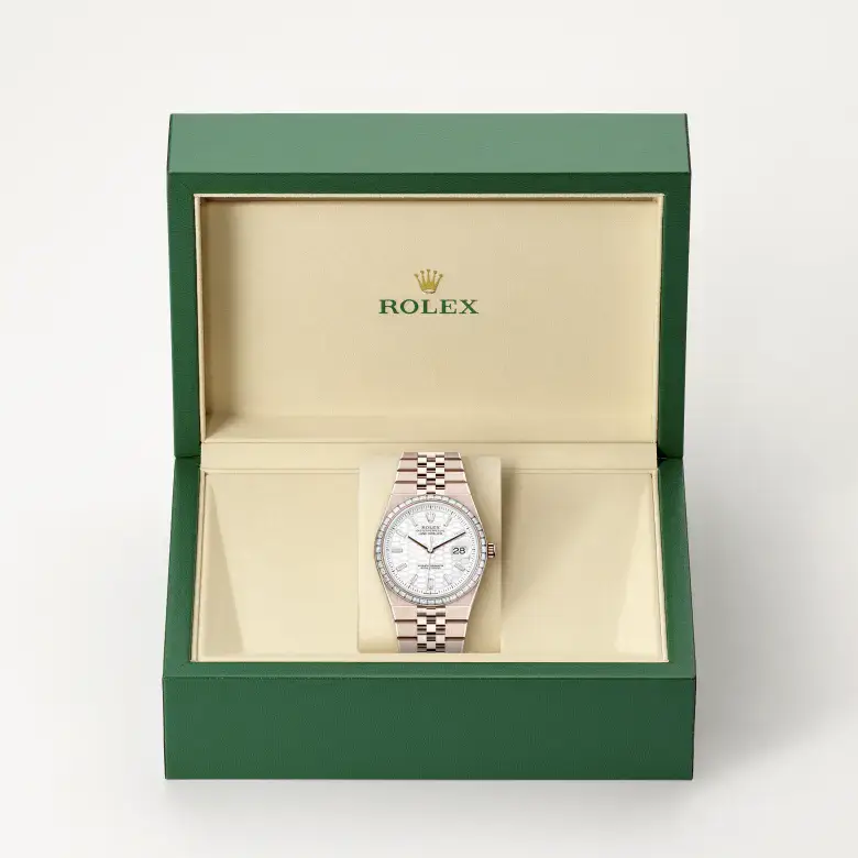rolex land-dweller in 18 ct everose gold, m127285tbr-0002 - watch palace, Second image