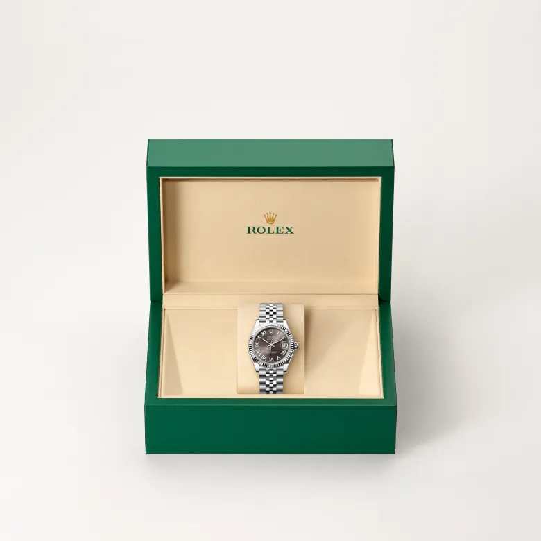rolex datejust in white rolesor, M278274-0022- watch palace, Second image