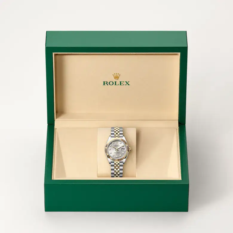 rolex lady-datejust in yellow rolesor, m279173-0007 - watch palace, Second image