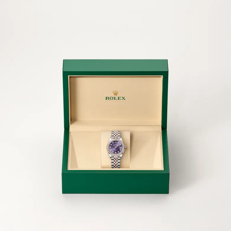 rolex lady-datejust in everose rolesor, M279381RBR-0015- watch palace, Second image