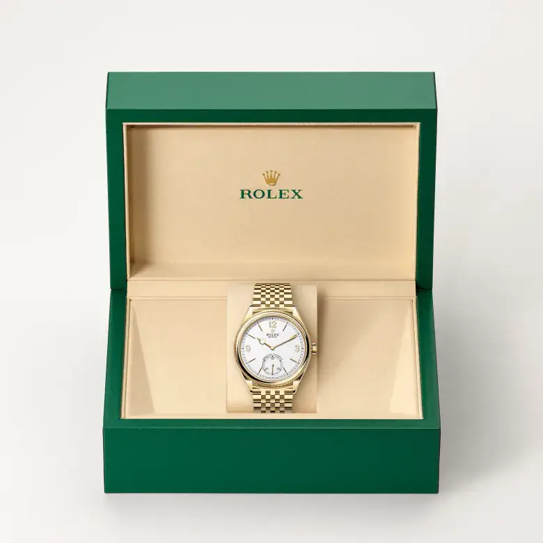 rolex 1908 in 18 ct yellow gold, m52508-0008 - watch palace, Second image