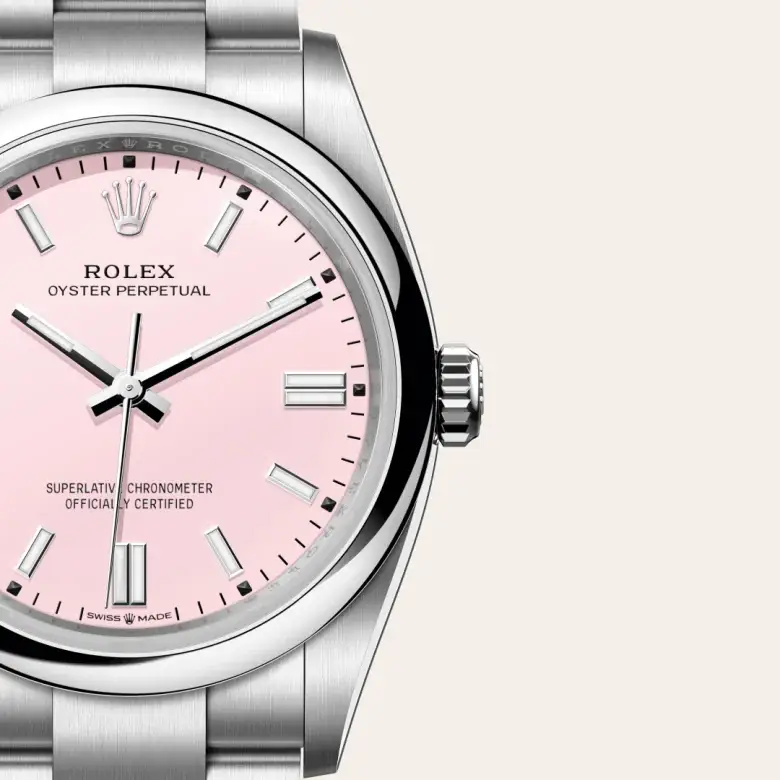 rolex oyster perpetual in oystersteel, M126000-0008- watch palace, Third image